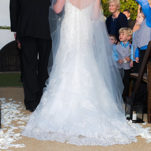 Allure Romance 2712 Ultra Feminine Strapless Gown - Picture 8 of 14